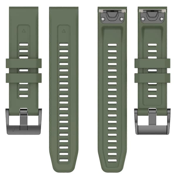 Garmin Fenix 7X -kellon ranneke, monivärinen Multicolor Dark Green