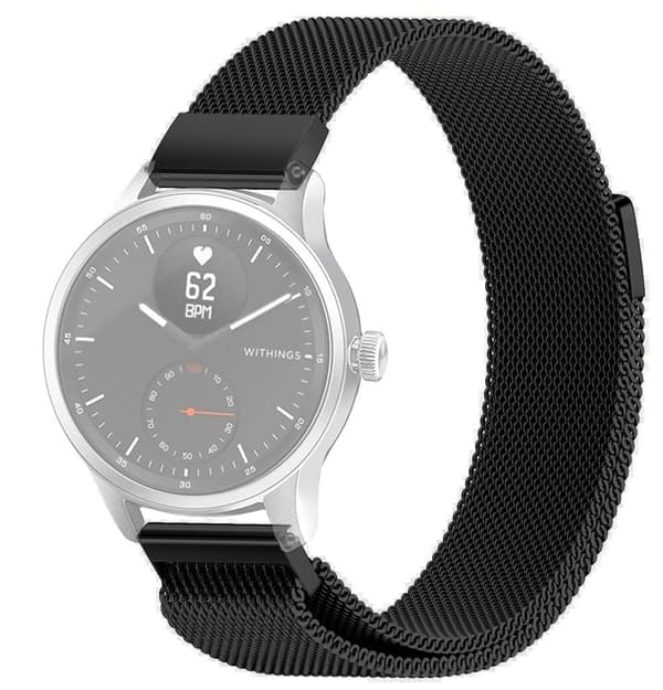 SKALO Milanese Loop til Garmin Venu 4 41mm - Flere farver Black black