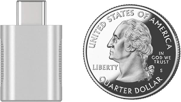 USB C - USB -sovitin, USB-C - USB 3.0 -sovitin, USB Type-C - USB -sovitin, 4/3 - USB-naaras -sovitin MacBook Pro 2021:lle, MacBook Air 2020:lle, iPad Pro 2021:lle silver