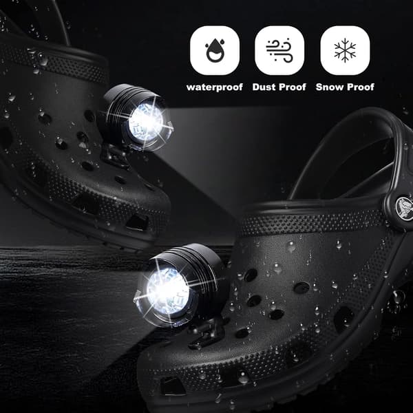 3-modus LED campinghodelykt, 145 timers driftstid, vanntett [JUN] Black