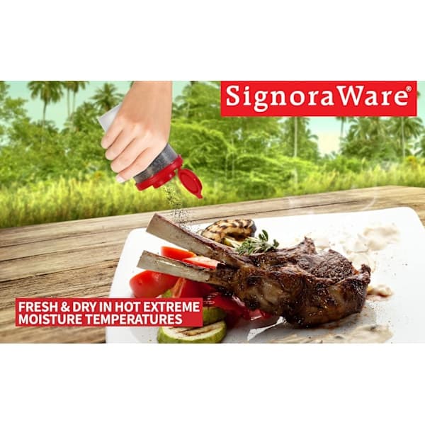 Camping Salt- och Pepparströare Set Stora 2st - Fuktsäkra Utomhus Picknick Kryddflaskor L,2PCS