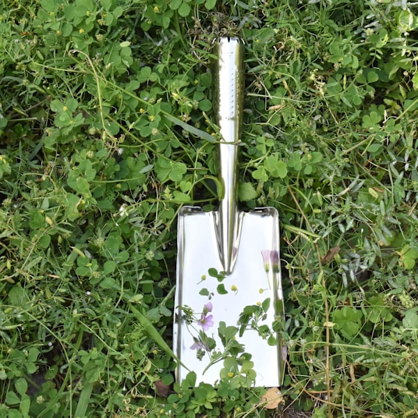 1 st trädgårdsspade handspade verktyg liten spade för plantering omplantering ogräsbekämpning flyttning och utjämning grävning