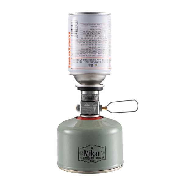 Gasskonverterer girskifter påfyllingsadapter for flat tank camping