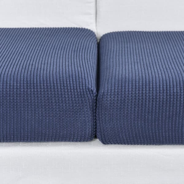 3 stk. sofapudebetræk, meget strækbart, individuelle sædebetræk, sofabetræk, sofapudebetræk Navy Blue