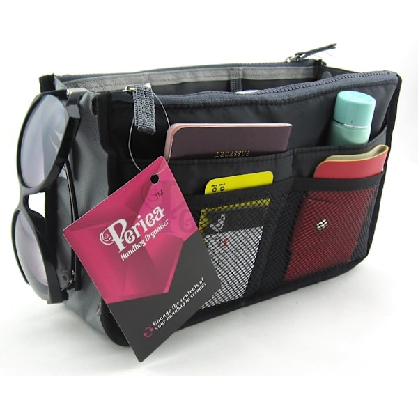 Handväskeorganisatör (svart, Medium) black