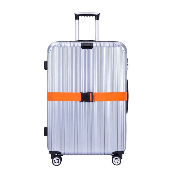 Bagageremmar för resväskor, 4-pack, Orange orange