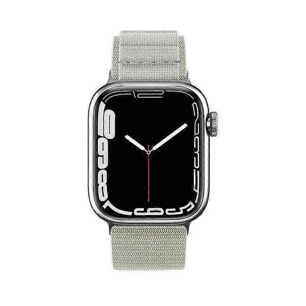 8/7/6/se/5/4 41/45/49mm nylon alpine loop-rem for Apple Watch Ultra hvit white Apple Watch 49mm