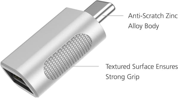 USB C - USB -sovitin, USB-C - USB 3.0 -sovitin, USB Type-C - USB -sovitin, 4/3 - USB-naaras -sovitin MacBook Pro 2021:lle, MacBook Air 2020:lle, iPad Pro 2021:lle silver
