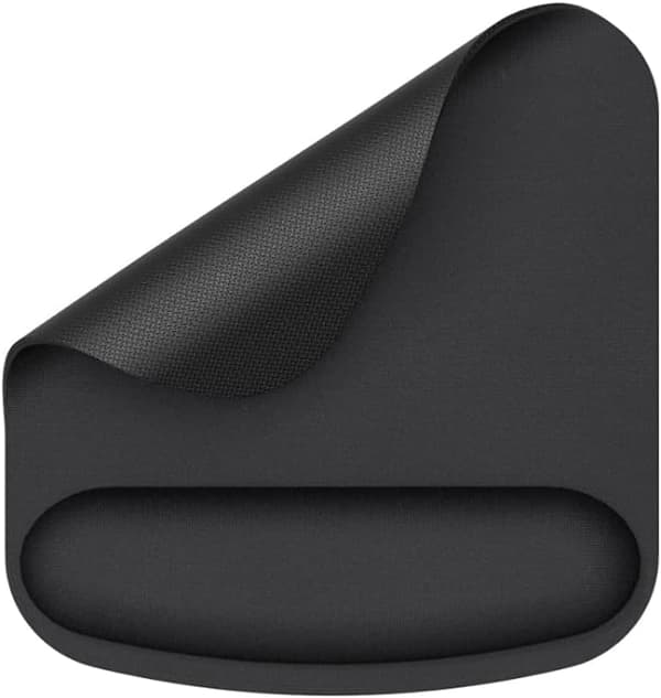 Ergonomisk musematte med håndleddsstøtte Gel musematte med håndleddsstøtte, komfortabel musematte for bærbar PC, smertelindrende musematte med sklisikker PU-base. 2 stk. 2pcs