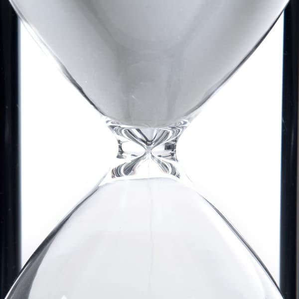 60 Minutters Timeglass, Sandtimer i Tre White