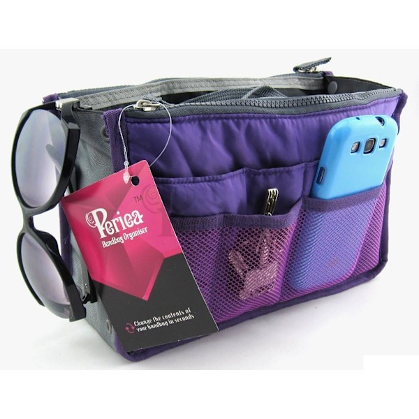 Handväskeorganisatör (Lila, Medium) purple
