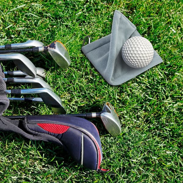 Golfboldklud med klips Grå Grey 36