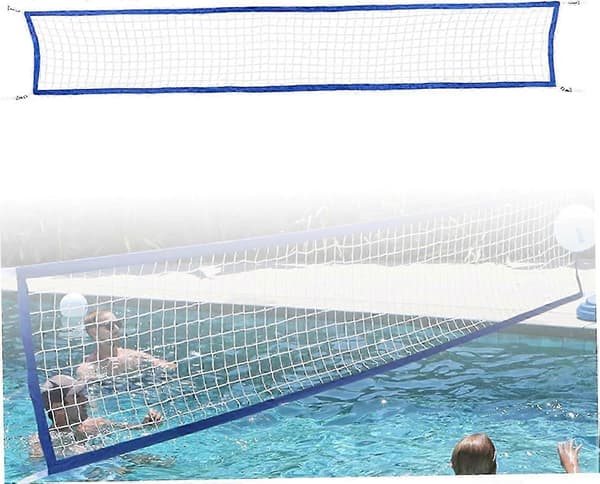 4,5 m volleyballnet til nedgravede pools og vandlege