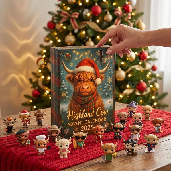 2026 Highland Ku Adventkalender, 24 dager nedtelling til jul