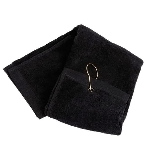 Golfpyyhe 60 cm Black black