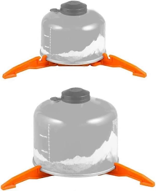 Vikbart gasoltankställ för campingkökstillbehör (1 st, orange)