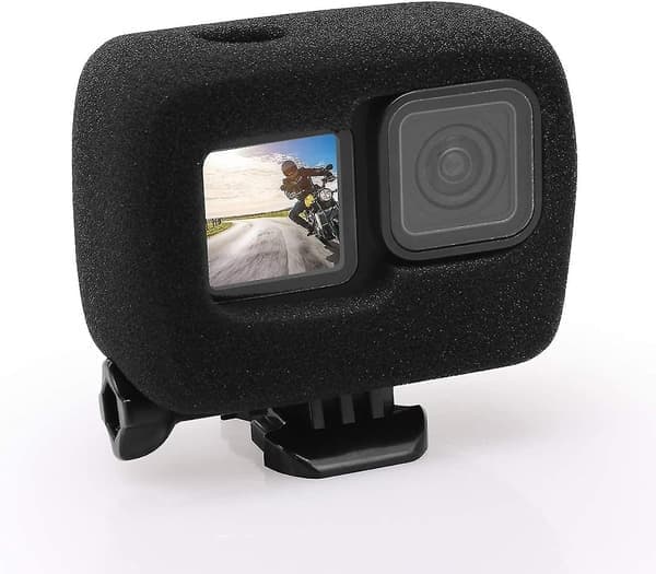 Windslayer-deksel til Gopro 10 Vindtett Støyreduserende Skum Stille Deksel