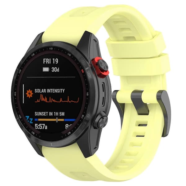 Garmin Fenix 7X -kellon ranneke monivärinen Multicolor Yellow