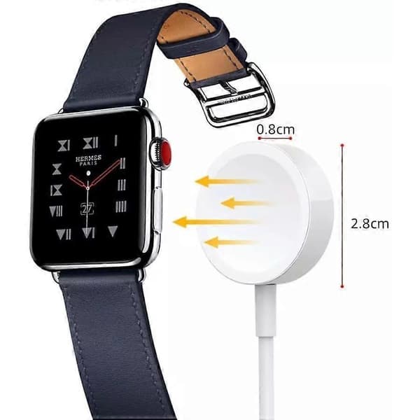Apple Watch Trådløs Lader (type C - Hvit)