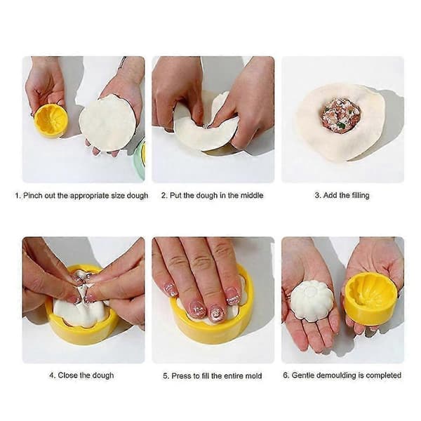 Dumplingform, 2 stk. Dumpling Maker & Presseform, Multifunktionelt Dumpling DIY-værktøj, Praktisk jn