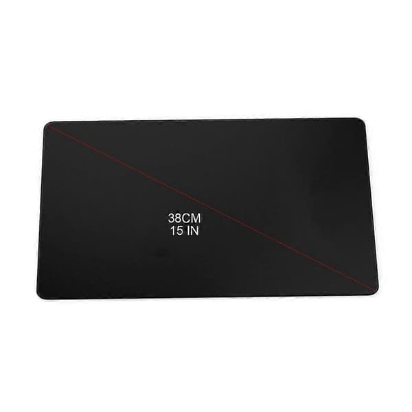 Hurtig trådløs oplader musemåtte PU læder musemåtte til GXY S10/S9/S8Plus