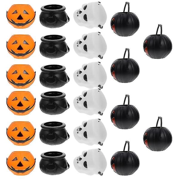 24 st Halloween-prydnader för Halloween-dekorationer