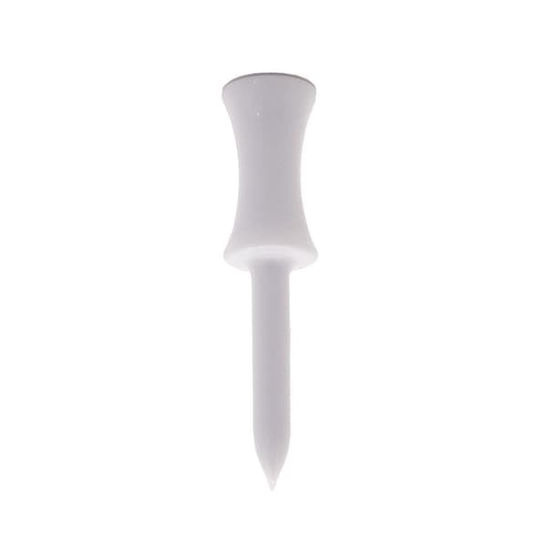Golfpegger i plast / Castle pegger 24 mm (40 stk) White white