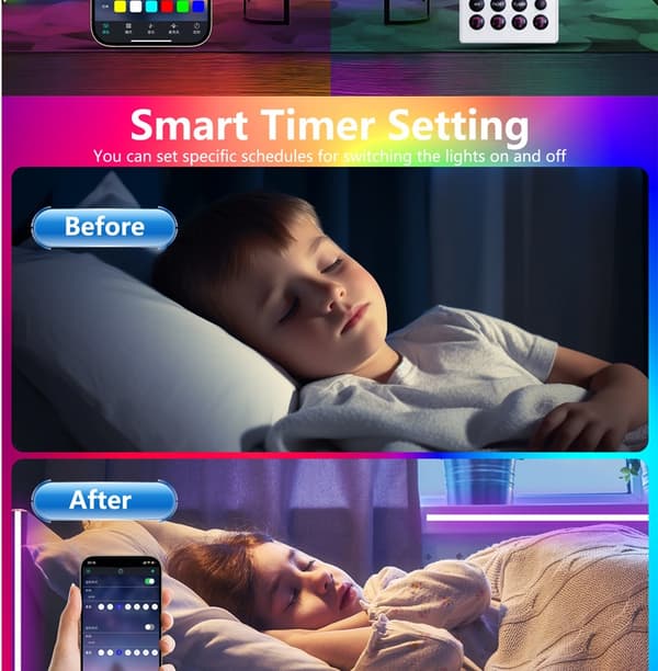 20M LED-strips med Bluetooth App-kontrol 309