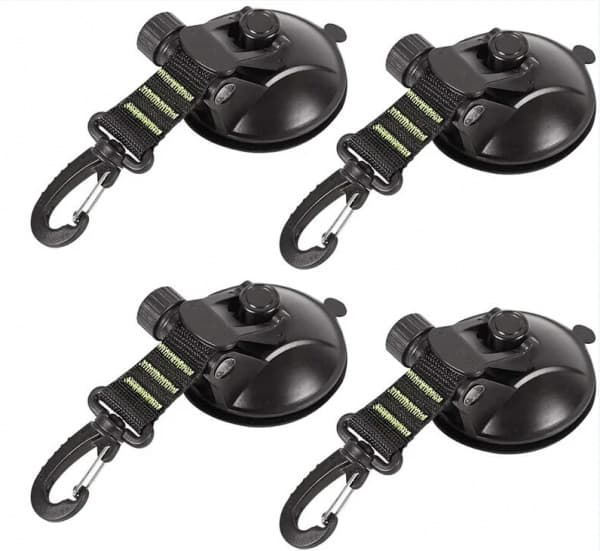 4-pack ankar-sugkoppar med sugkoppsmontering för bil, C