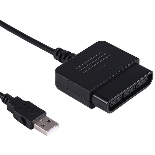 Playstation 2 til USB-kontrolleradapter for Playstation 3 og PC