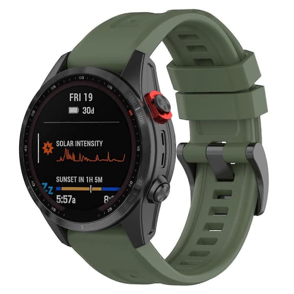 Til Garmin Fenix 7X urrem Multifarvet Multicolor Dark Green