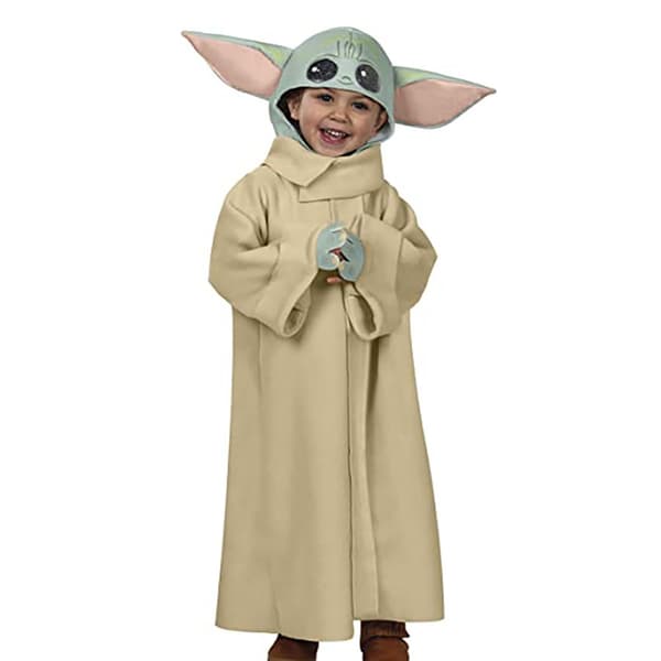 Baby Yoda-kostym - The Mandalorian, beige - Storlek 3-4 år