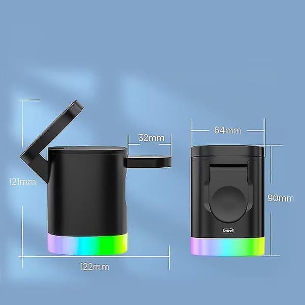 3-i-1 trådløs lader kompatibel med iPhone