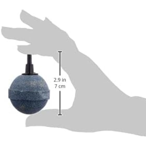 Ersättningsluftsten Ø 50 mm Tillbehör för syrepump/Reservdel för dammluftning, Grå