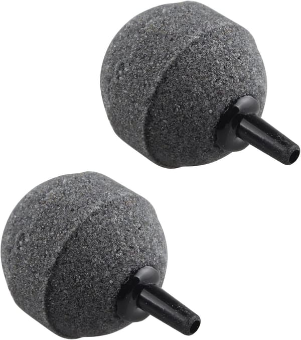 2 STK 30 mm Akvarie Kugle Boble Luftsten Diffuser til Akvarium Hydroponisk Pumpe