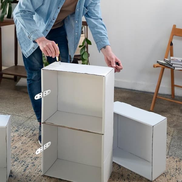 6x foldbare hængsler i rustfrit stål, 180 graders foldbare hængsler, til døre og skabe