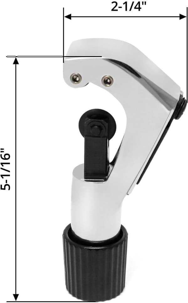 Kraftig Mini Rørkutter 1/8 til 1-1/8 Tommer for Rør Kobber PVC Tynn Rustfritt Stål Rør