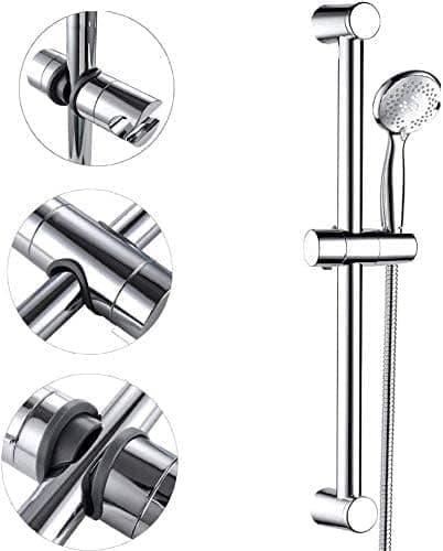 Utskiftbar Håndholdt Dusjhodeholder, Krom ABS Dusjhodeholder, 18-25MM Diameter Justerbar