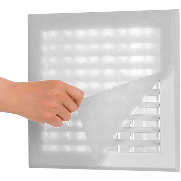 Komplett Luftventilfilter Kit - 200cm*100cm Elektrostatisk Media Med 4 meter Installationstejp 36+ Filter per Rulle
