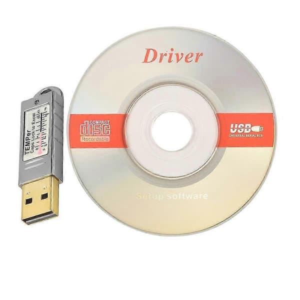 Usb Termometer Temperatur Sensor Datalogger Opptaker For PC xp Vista/7 JP