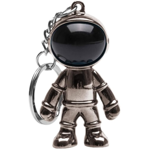 Kawaii Nyckelring Modell Anime PVC Astronaut Väska Plånbok Höga Rymdberlocker Nyckelring Nyckelringar Snoddar för Nycklar Män.svart black