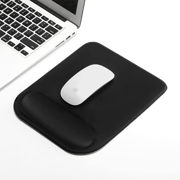 Ergonomisk musemåtte med håndledsstøtte Gel musemåtte med håndledsstøtte, komfortabel laptop musemåtte, smertelindrende musemåtte med skridsikker PU-base. 1pcs