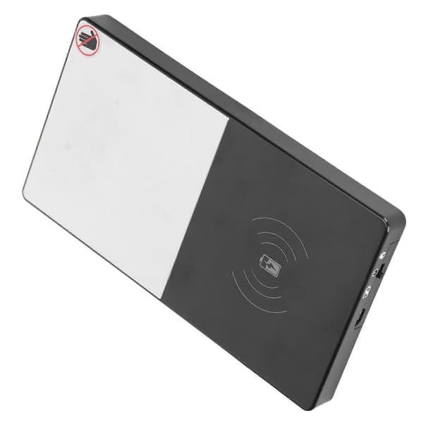 Kopvarmer Trådløs Opladerstation Sort USB Varmebrik Multifunktionel Pad