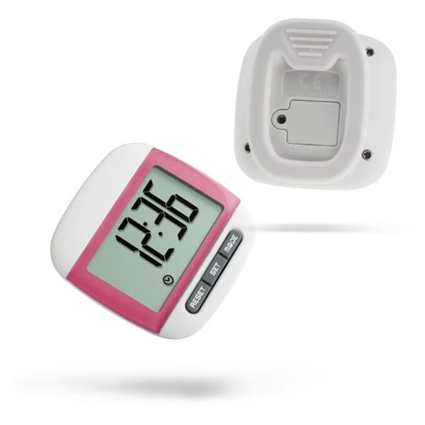 ROSA LCD skritteller skritt kilometer rosa