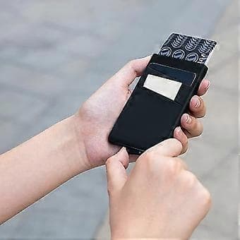 Kortholder RFID NFC Beskyttelse Lommebok Menn for 5-7 Kort