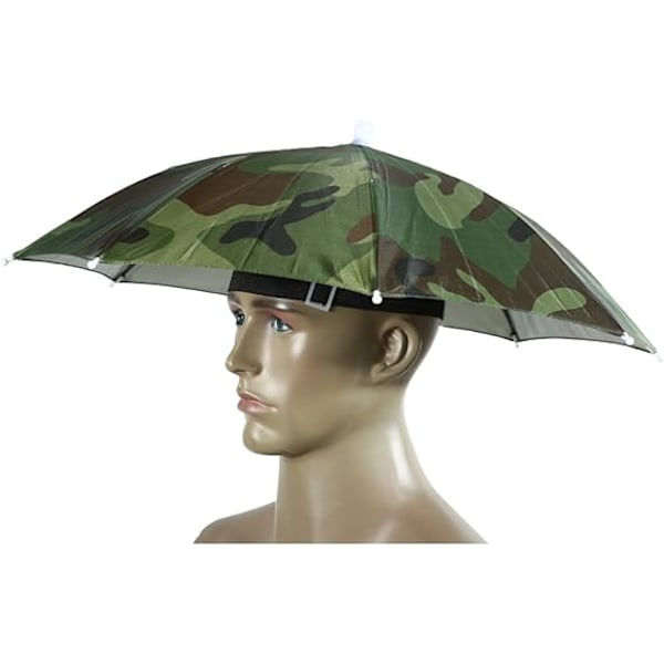 Camo Paraplyhatt Vandring Fiske Festivaler Utomhus Brolly