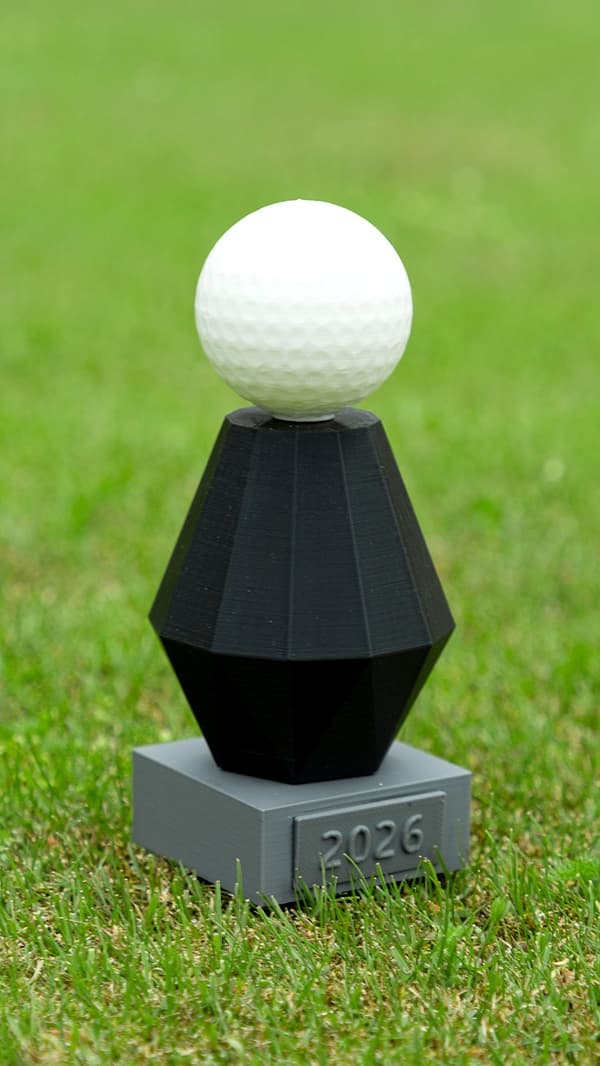 Golftrofæ - 13,5 cm White white