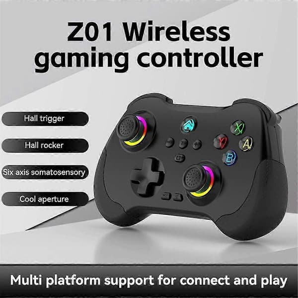 Trådløs spilcontroller Bluetooth 6-akset bevægelsessensor Turbo programmerbar joystick til Switch Stea JN