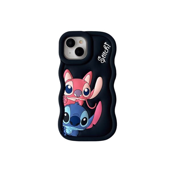 Stitch silikonecover - Til iPhone sort iPhone 11 Pro Max iPhone 11 Pro Max iPhone 11 Pro Max Black