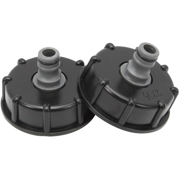 St S60x6 IBC Tanklock 1000l Tankbeslag, 1/2\" Utloppsdiameter Nippelkoppling 60mm för Tonventil, 1/2\" Trädgårdsslangkoppling